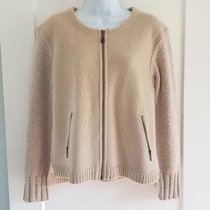 Sundance Merino Wool Alpaca blend jacket cream color size small